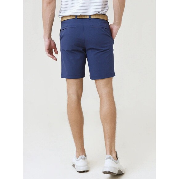 Mizzen+Main Helmsman Performance Golf Chino Short Mens 38x8 Navy Blue New NWT - Picture 6 of 10